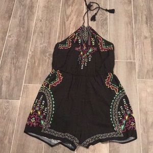 Tribal Print Romper NWOT